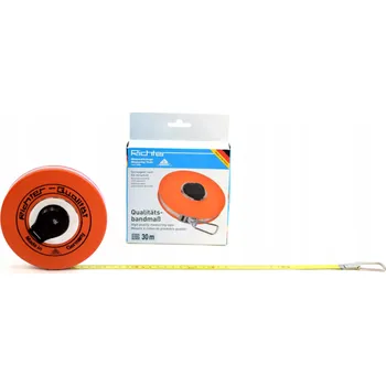 metr Svinovací metr v pouzdře RICHTER 308GP 30 m, ocelový lakovaný