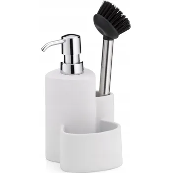 Dávkovač mýdla Keramický Kela Purana dávkovač mýdla se štětkou na nádobí
