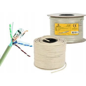 Síťový kabel Kabel kroucená dvojlinka Gembird F/UTP kat. 6, 100 m