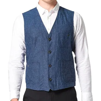 Pánská vesta Camel Active pánská vesta elegantní společenská s výstřihem do V, velikost 62