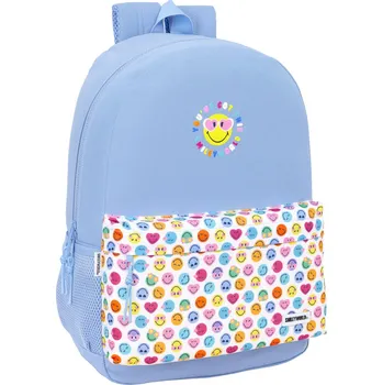 Školní batoh Školní batoh vícekomorový Smiley modrý