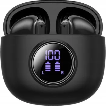 Sluchátka TWS sluchátka s duálním mikrofonem, redukcí šumu ENC+ a LED displejem