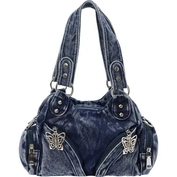 Kabelka Dámská kabelka nelice - modrá, UNIVERZÁLNÍ VELIKOST