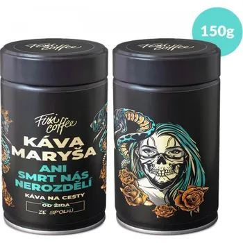 Káva Fixi Coffee Maryša ani smrt nás nerozdělí zrnková, 250 g papírová tuba