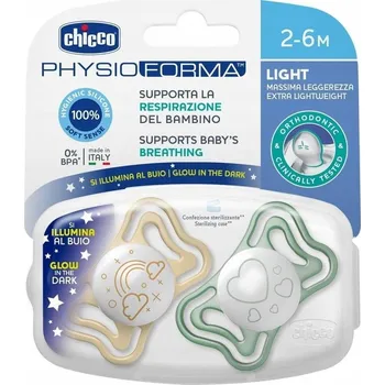 dudlíky Chicco anatomický silikonový Dudlík 2+ m