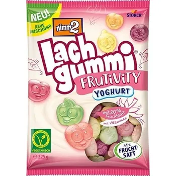 Bonbon Nimm2 Lach Gummi Frutivity Jogurtové Želé Bonbony 225g