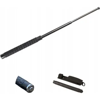 PAŁKA STALOWA TELESKOPOWA BATON MIL-TEC 26" / 65cm Z POKROWCEM KABURA