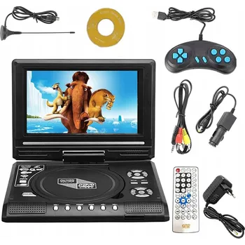 Herní konzole PŘENOSNÝ DVD PŘEHRÁVAČ DO AUTA MP3 HERNÍ KONZOLE