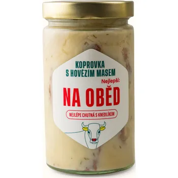 Hotové jídlo Koprovka s hovězím masem