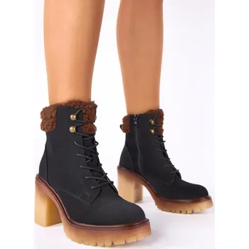 Dámská zimní obuv Boty na podpatku model 222347 Solea 39