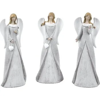 Anděl AIDA, balení obsahuje 3 kusy! 11 x 28 x 7 cm|Ego Dekor