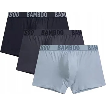 Boxerky 3-PACK Pánské boxerky bambusové Atlantic M