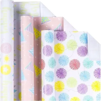 Party dekorace Balicí papír Holijolly HOWPRR-MINI3R-SRM-E