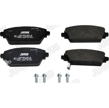Brzdová destička Sada brzdových destiček, kotoučová brzda JURID 572429J