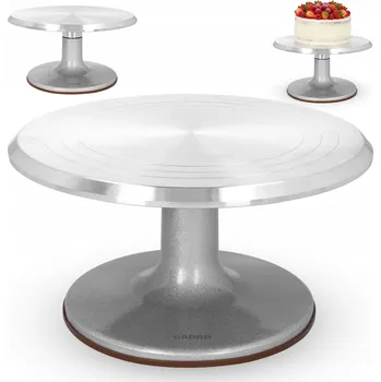 Podnos otočná Cadro Patrový podnos na zákusky dort 25 cm na nožce 25 cm