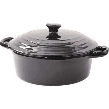 Hrnec Mini porcelánový hrnec s poklicí