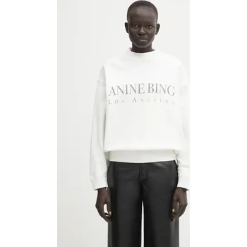 Dámská mikina Bavlněná mikina Anine Bing jaci, L, bílá, 00X
