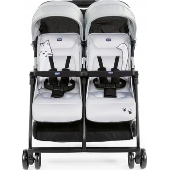 Kočárek OHLALA TWIN CHICCO Dvojitý, lehký sportovní kočárek