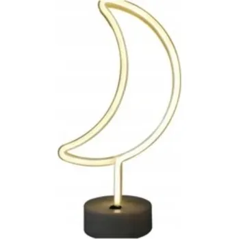 Lampička 3D LED NEONOVÁ LAMPičKA MĚSÍC MOON - NA BATERIE