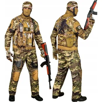 Karnevalový kostým Kostým Voják, vojenský kostým, vojenský převlek - Velikost M