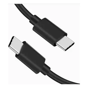 USB‑C – USB‑C kabel PD 40 W, 1 m, černý (model HD23) - OEM + zdarma možnost vyzkoušet a vrátit zboží do 30 dní
