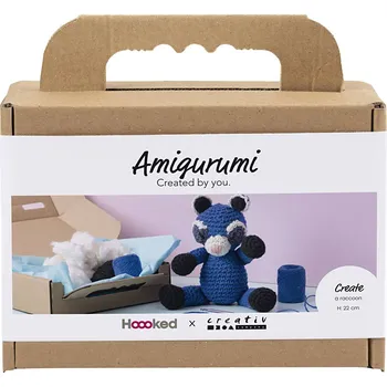 kreativní sada Creativ Company Sada na háčkování mýval Amigurumi