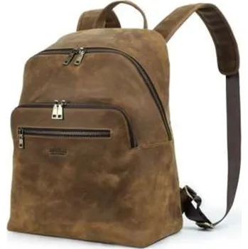 Městský batoh Contacts® luxusní pánský kožený batoh Advertis 26L Contacts MB235