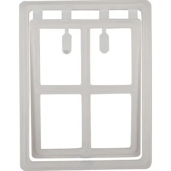 Kosmetika pro kočku TMISHION Dvířka s mřížkou pro domácí mazlíčky, automatické magnetické bezpečnostní dvířka pro kočky