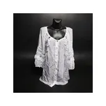 Dámská halenka, bílá, s dlouhým rukávem