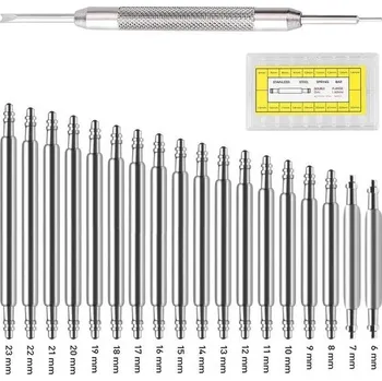 Sada nářadí Sada na opravu hodinek Sada nástrojů pro demontáž řemínku hodinky s 360 díly 6-23mm pružinových
