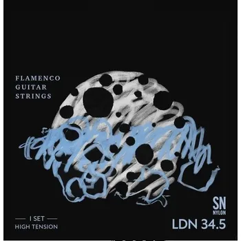 Struna pro kytaru a smyčcový nástroj KNOBLOCH STRUNCE - Struny pro španělskou kytaru | LDA34.5 Luna Flamenca | Vysoké napětí 34,5 |