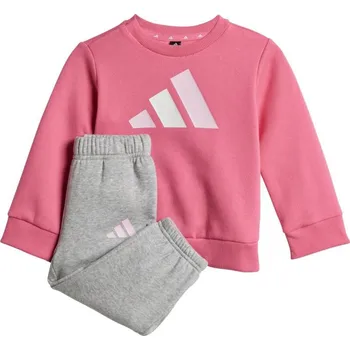 Sportovní oblečení Dětské tepláky Adidas Essentials růžovo-šedé JY0303 92cm