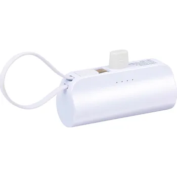 Powerbanka GRUNDIG Powerbanka 5.000 mAh, se stojánkem (bílá)