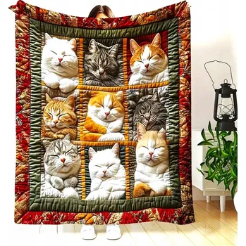 Prostěradlo Deka 100pa polyester 150 cm x 200 cm, vícebarevná