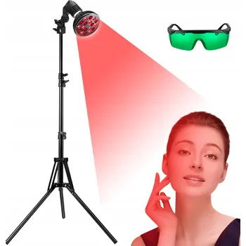 Zabezpečení domácnosti TERAPEUTICKÁ LED LAMPA S INFRAČERVENÝM ZÁŘENÍM 660NM 850NM SE STATIVEM