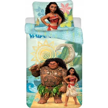 Povlečení Bavlněné Povlečení 140x200 VAIANA Poklad oceánu Disney