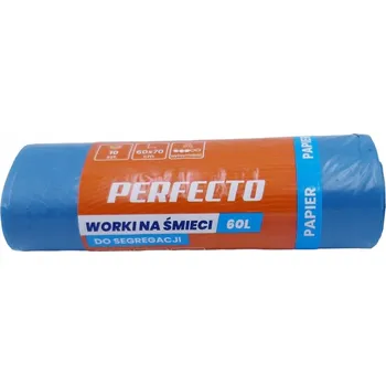 Pytle na odpadky Pytle na odpadky 60L 60x70cm modré 10 Ks Perfecto