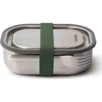 Svačinový box Black+Blum Lunch box 3v1 olivový Box na svačinu