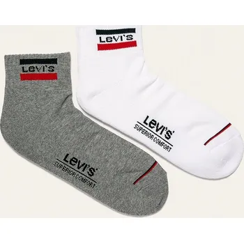 Ponožky Levi's (2-pack) 37157.0146 bílá 00X, vel. 35/38