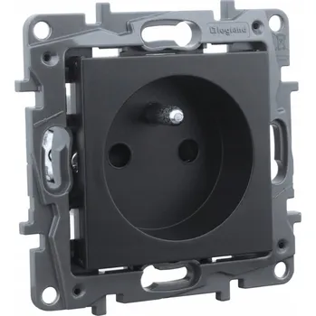 Elektrická zásuvka Černá nástěnná Elektrická Zásuvka Legrand