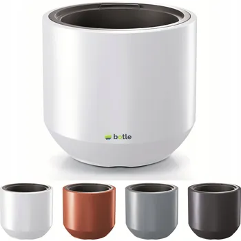 Květináč Plast Květináč bílý Botle 39 cm x 39 x 35 cm