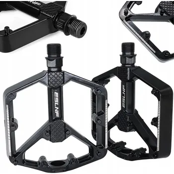 Pedál na kolo Platformové pedály ESLNF MTB Aluminum Flat Pedals černé