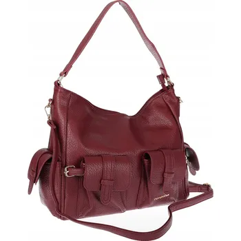 Kabelka Dámská kabelka Shopperka Prostorná Módní Taška Kabelka Přes Rameno 9560 bordó (vínová)