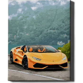 MALOVÁNÍ PODLE ČÍSEL Auto Obrázky k malování podle čísel s rámem Oh Art