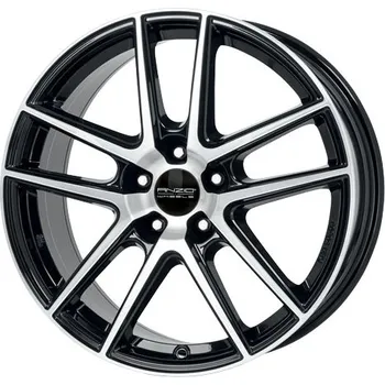 Alu kolo ANZIO Alu Kola Anzio Split 7x18 5x112 ET45 Diamant-Schwarz Front Poliert 57.1