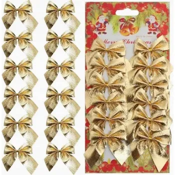 Vánoční dekorace VÁNOČNÍ OZDOBY MAŠLE NA STROMEČEK 12 KS