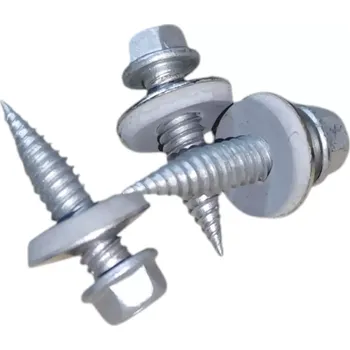 Vrut Šroub do plechu 6x25 mm, 6HR s límcem a EPDM podložkou 16 mm