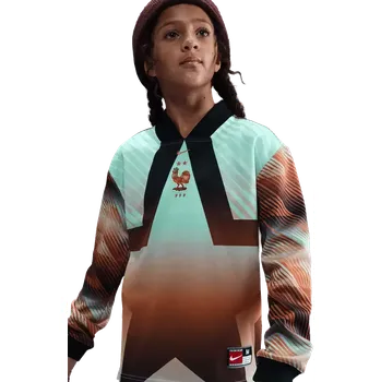 Dětský brankářský dres s dlouhým rukávem Nike Francie 2026 vícebarevný