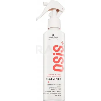 Vlasová regenerace Schwarzkopf Professional Osis+ Flatliner 3 Silný termo-ochranný sprej 200 Ml
