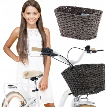 Košík na láhev Proutěný košík na kolo pro děti a mládež, na kola 20 a 24 palců
